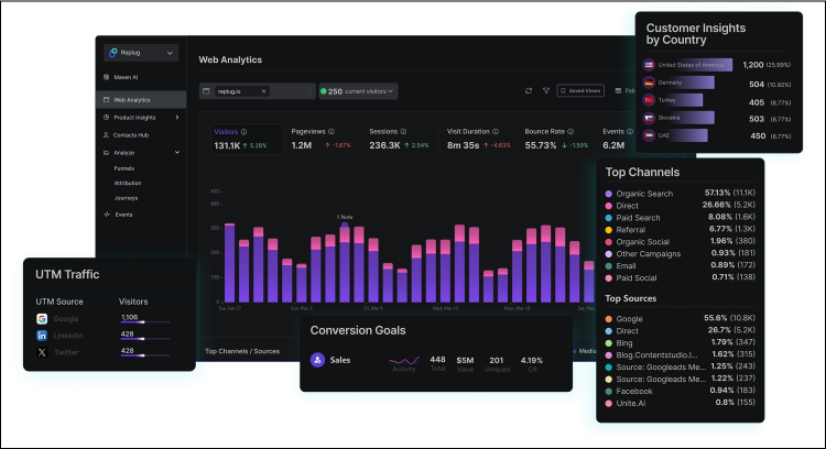 Website traffic analysis