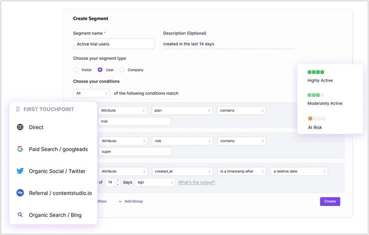 Segmentation in Usermaven