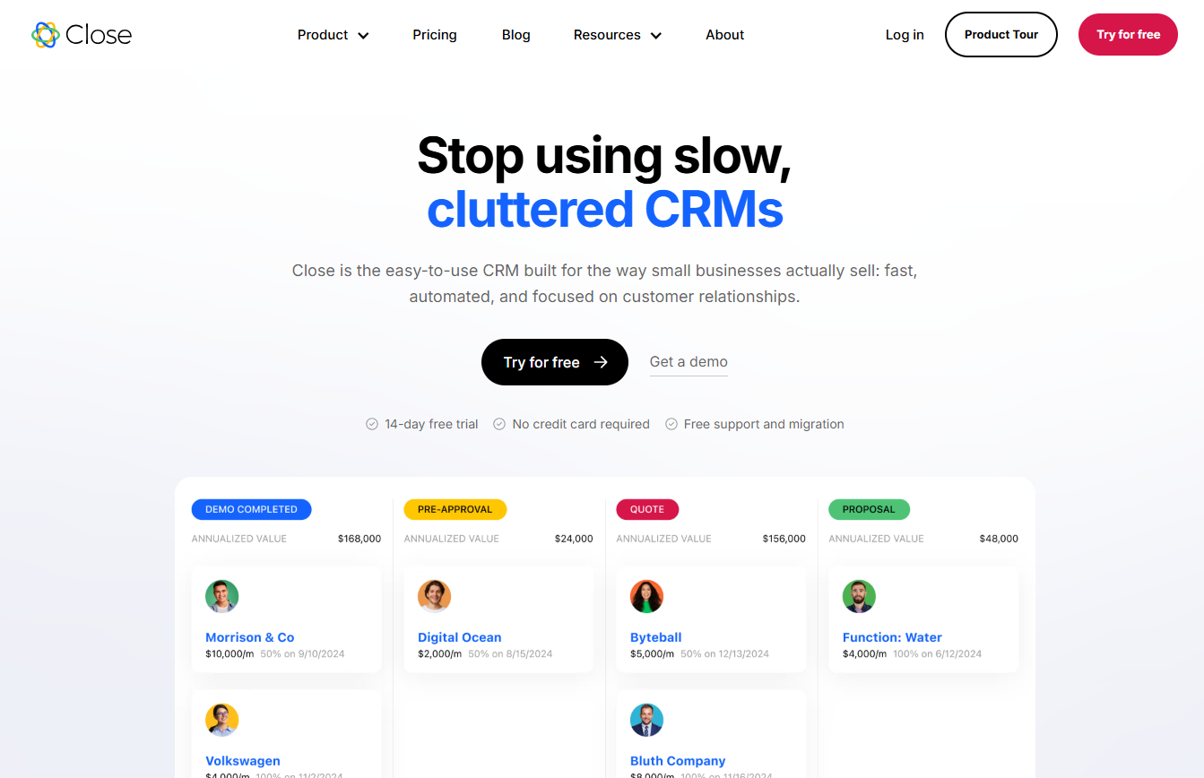 Close CRM