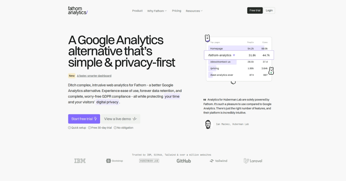 Fathom Analytics