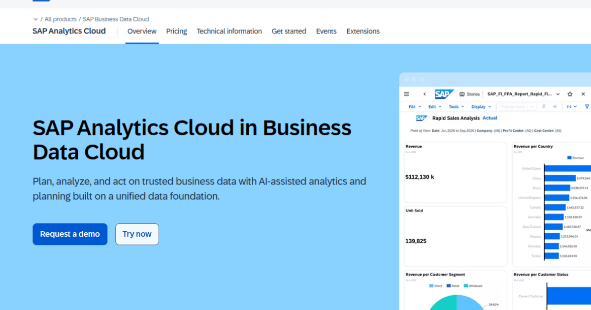 SAP analytics cloud  homepage.png