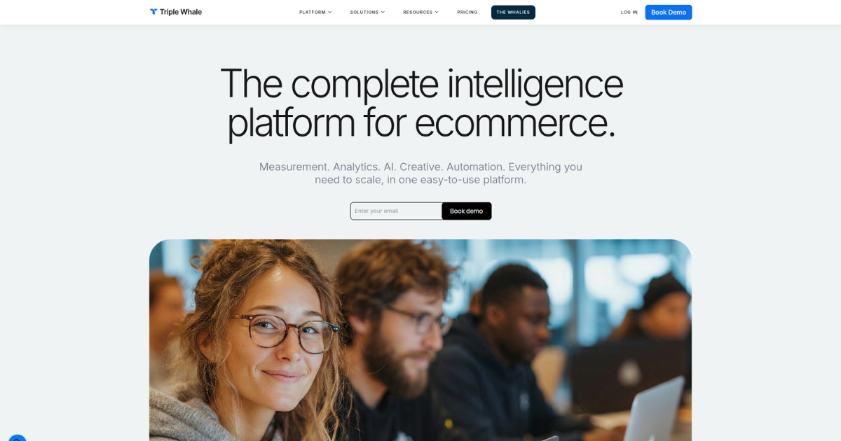Triple Whale ecommerce attribution platform