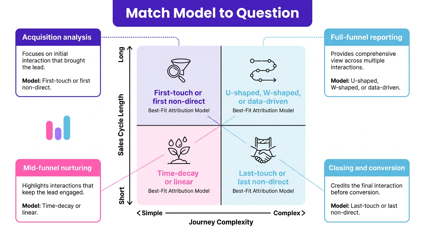 Framework for choosing the right attribution model